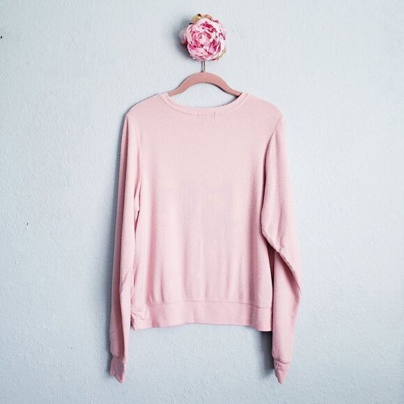 Wildfox Pink and Red‎ Sketchy Heart Sweatshirt - Picture 6 of 6